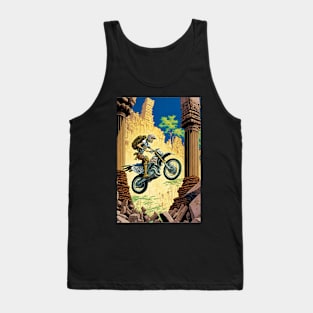 Dirt Bike Anime Style Tank Top